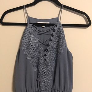 Nordstrom Formal Maxi Dress Steel Blue